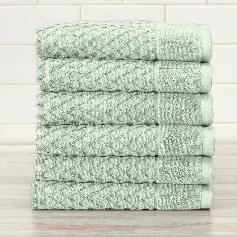 6 Pack Cotton Hand Towels - Grayson Collection