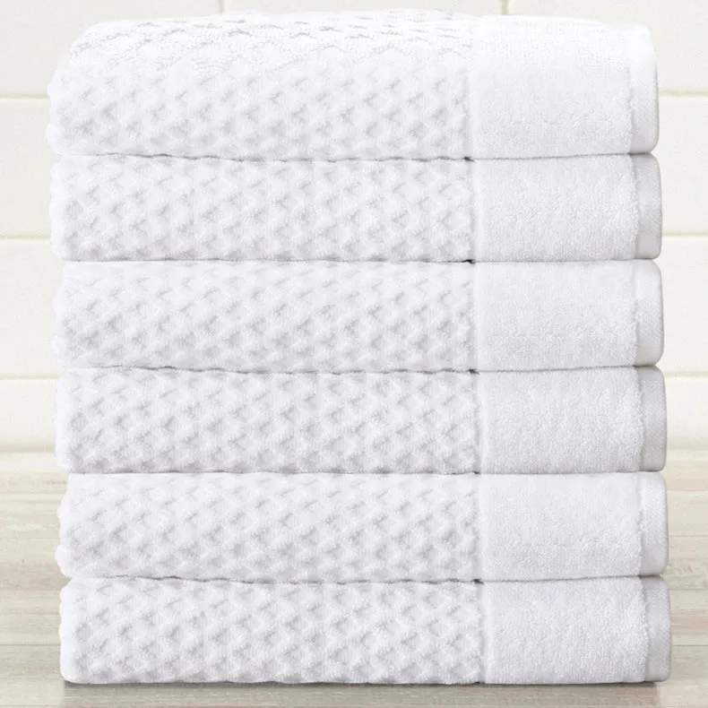 6 Pack Cotton Hand Towels - Grayson Collection