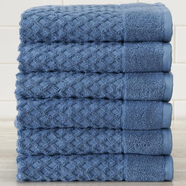 6 Pack Cotton Hand Towels - Grayson Collection