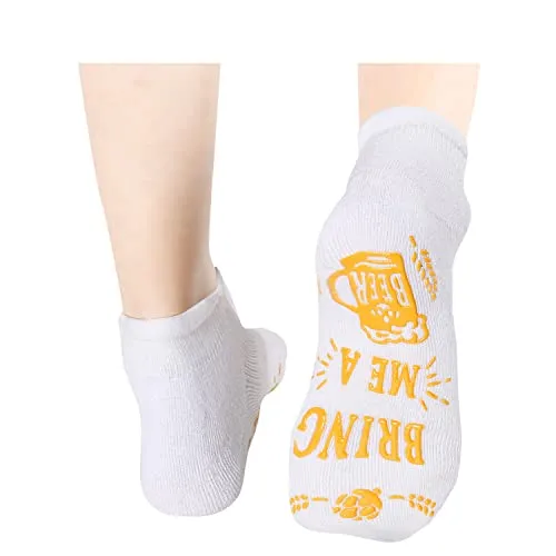 Beer Socks, Unisex Adult Socks ,Funny Gift Idea for Beer lovers ,Christmas Gift Unisex, Best Friend Gift, White Socks