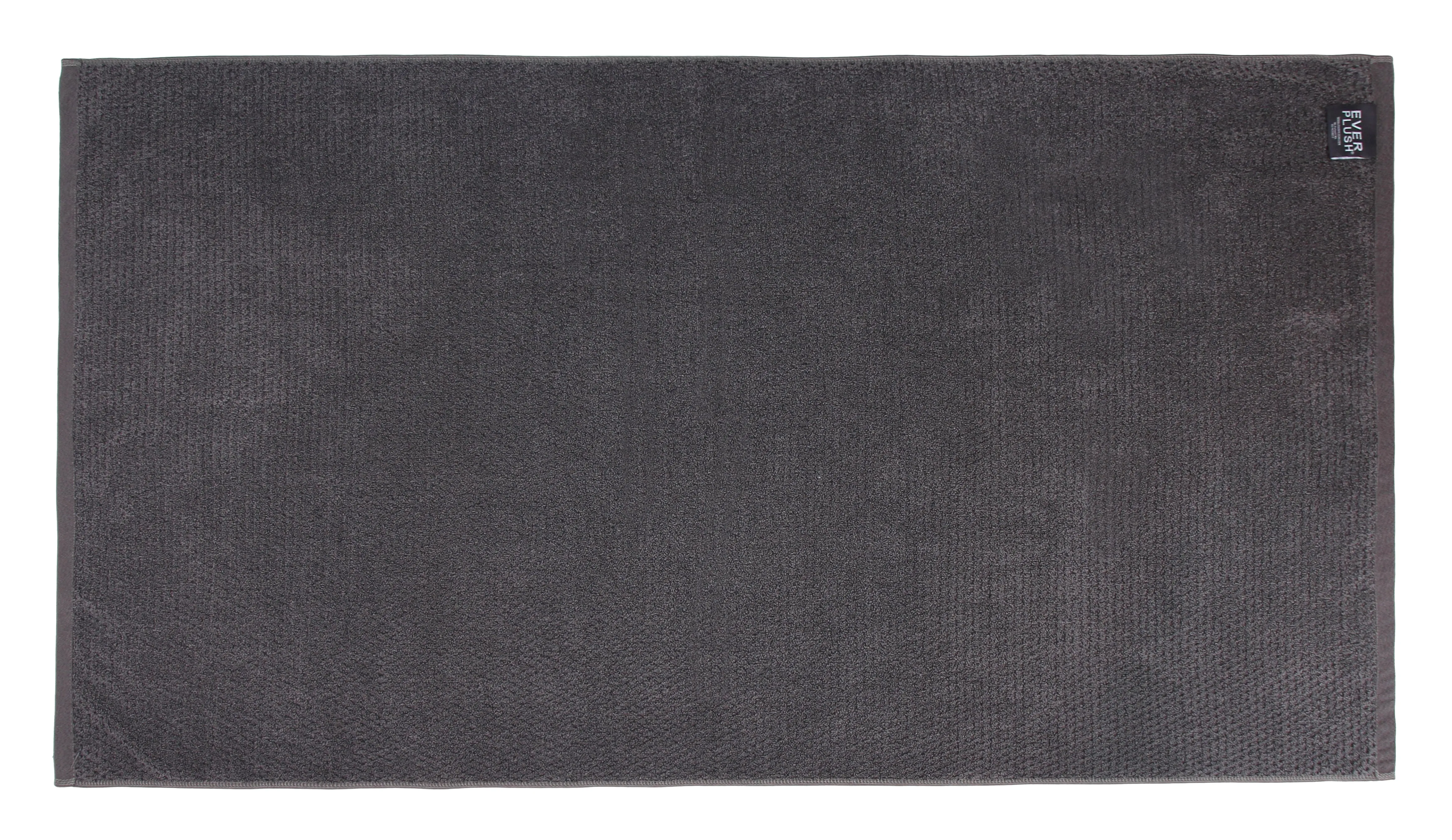Diamond Jacquard Bath Towel - 1 Piece, Charcoal
