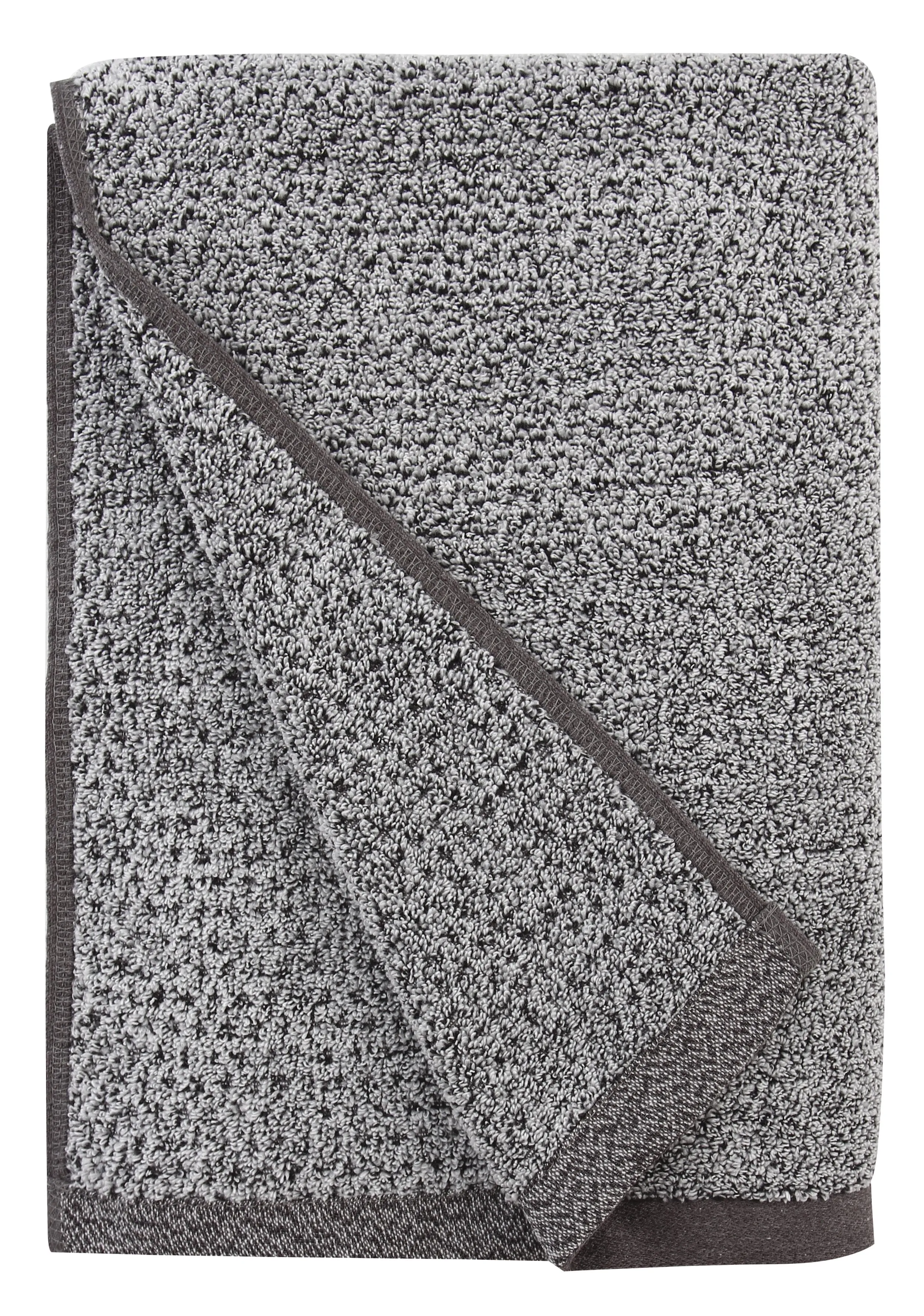 Diamond Jacquard Towels, Bath Towel - 1 Piece, Grey