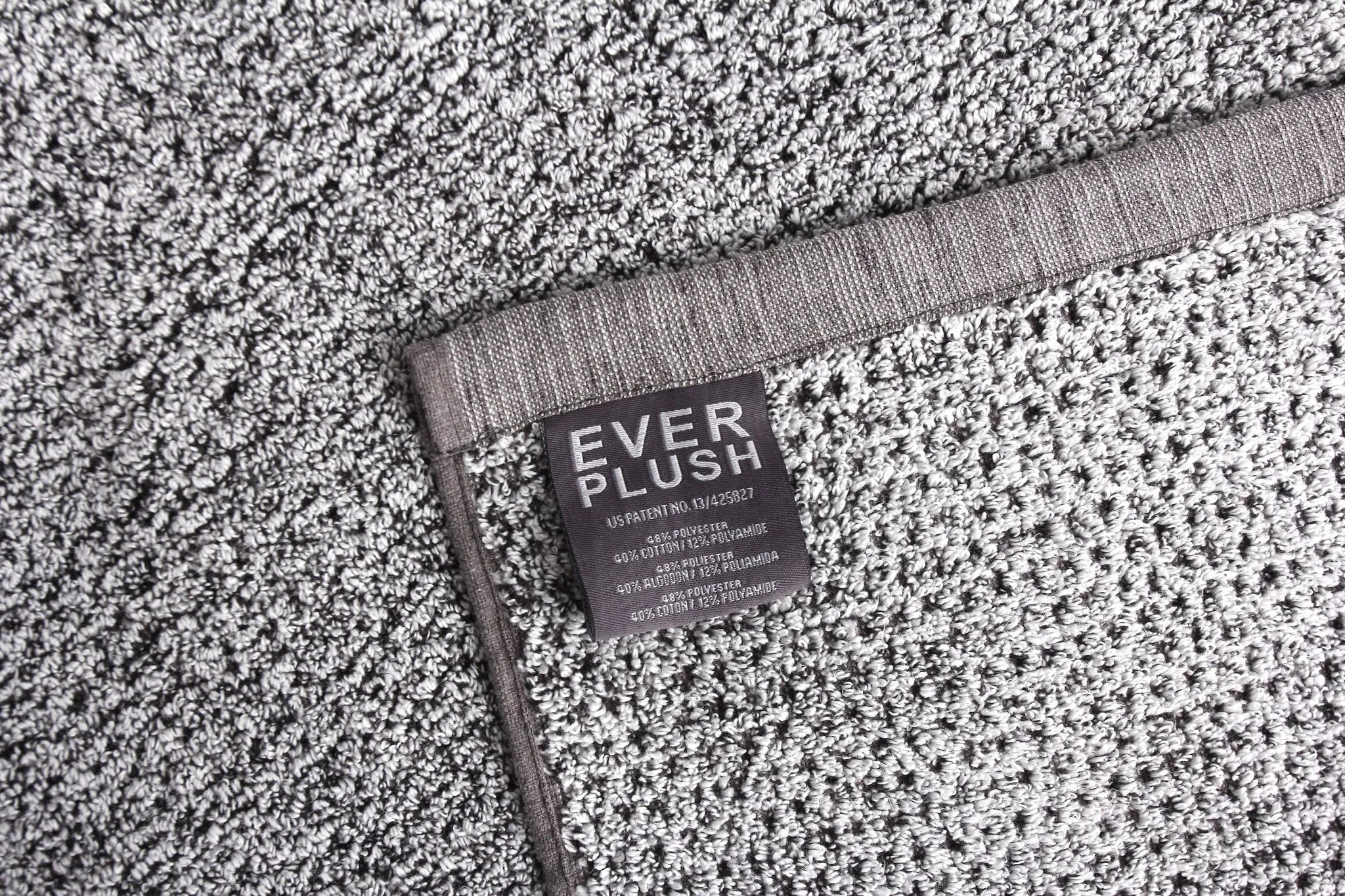 Diamond Jacquard Towels, Bath Towel - 1 Piece, Grey
