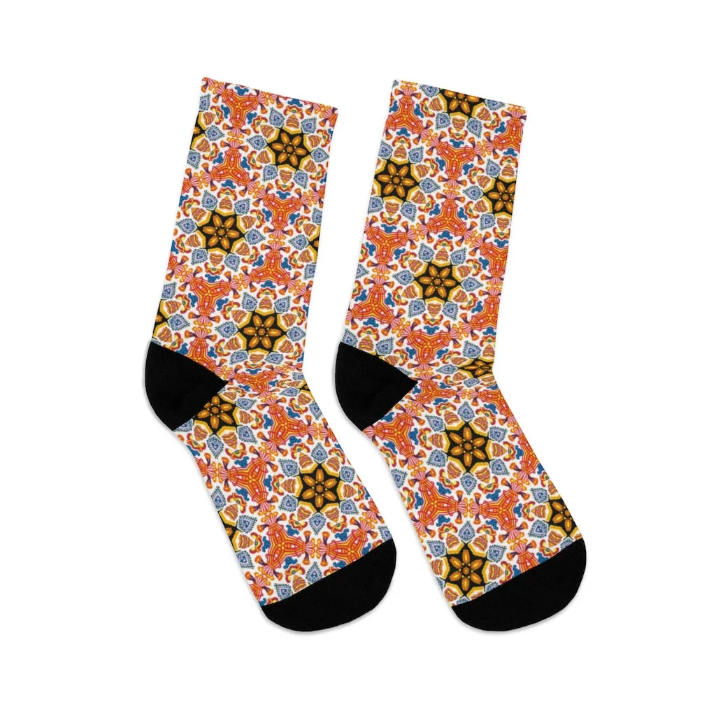 DTG Socks - Yolanda Blue and Yellow