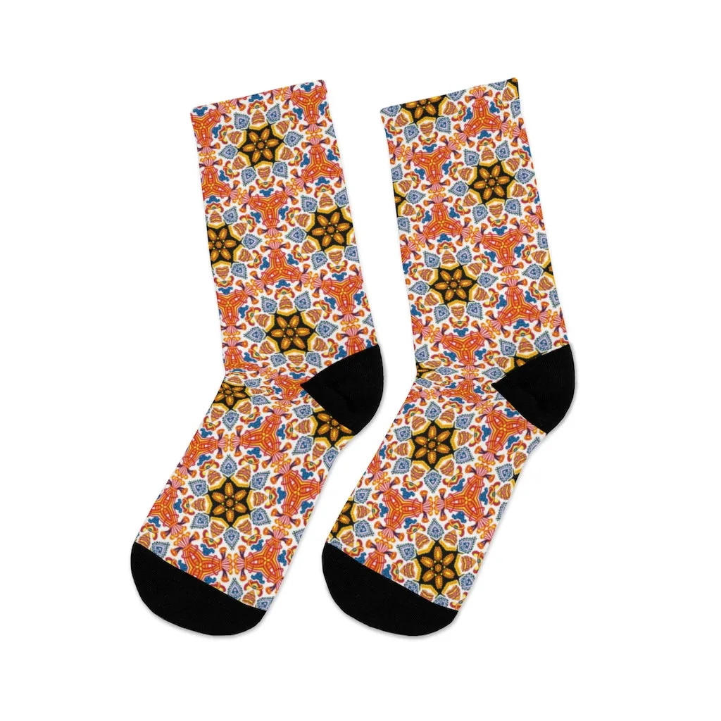 DTG Socks - Yolanda Blue and Yellow