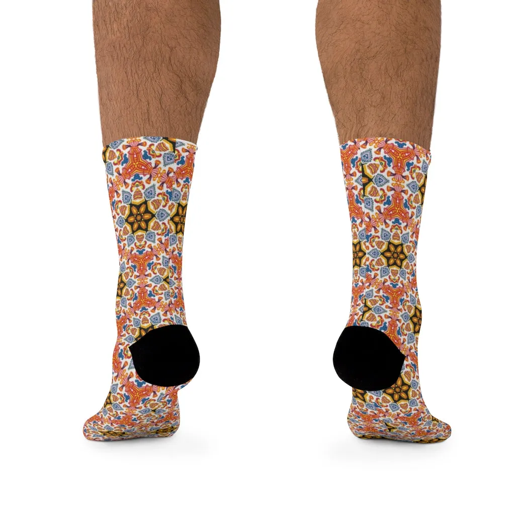 DTG Socks - Yolanda Blue and Yellow