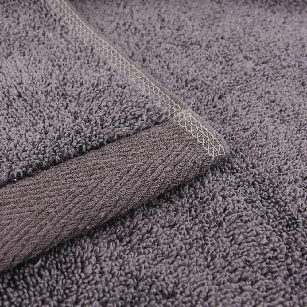 Flat Loop 6 Piece Bath Towel Set, Charcoal