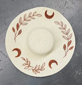 Floppy Sun Hat - XL Brim - Cream Fern Moon
