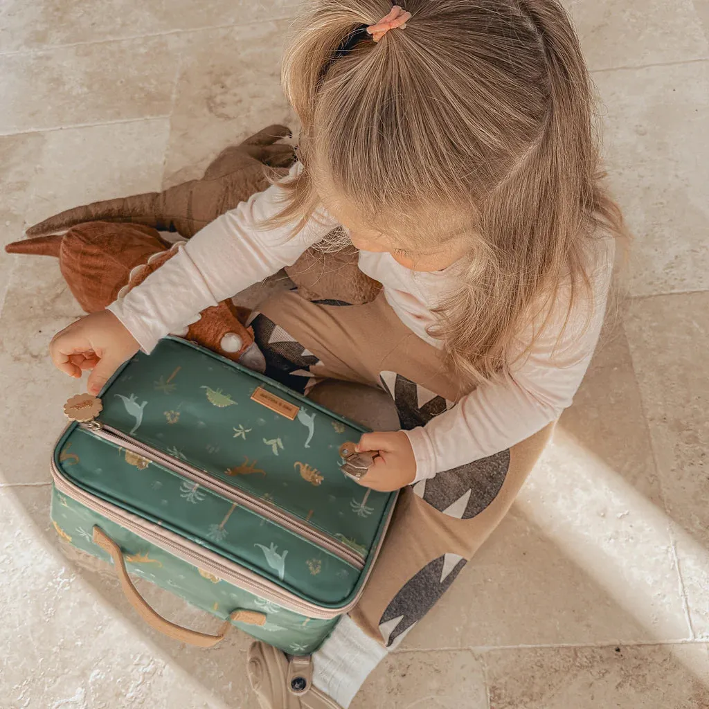 Fox & Fallow Insulated Lunch Bag - LARGE - Dinos