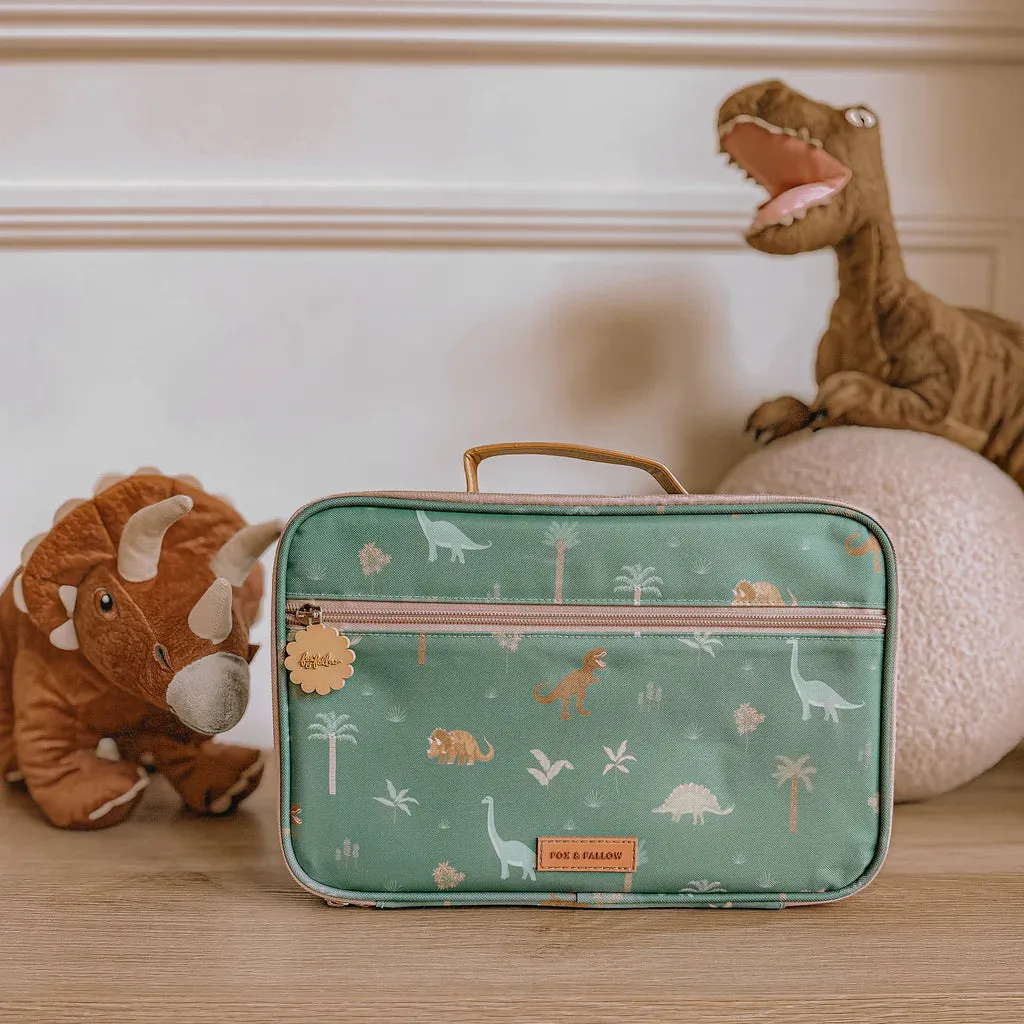 Fox & Fallow Insulated Lunch Bag - LARGE - Dinos