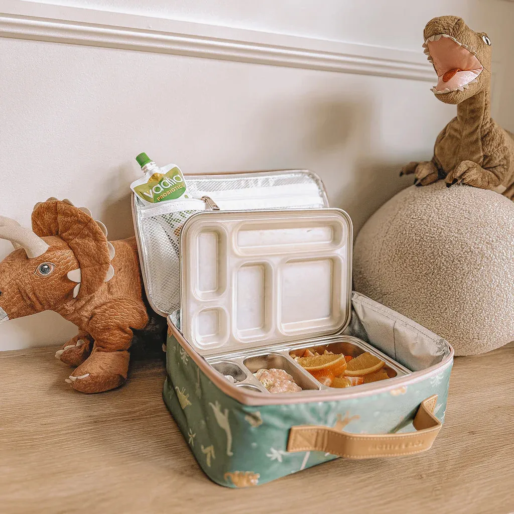 Fox & Fallow Insulated Lunch Bag - LARGE - Dinos