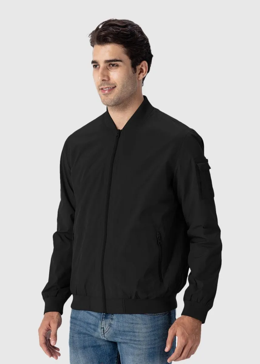 Men's Lightweight Windproof Bomber Jacket