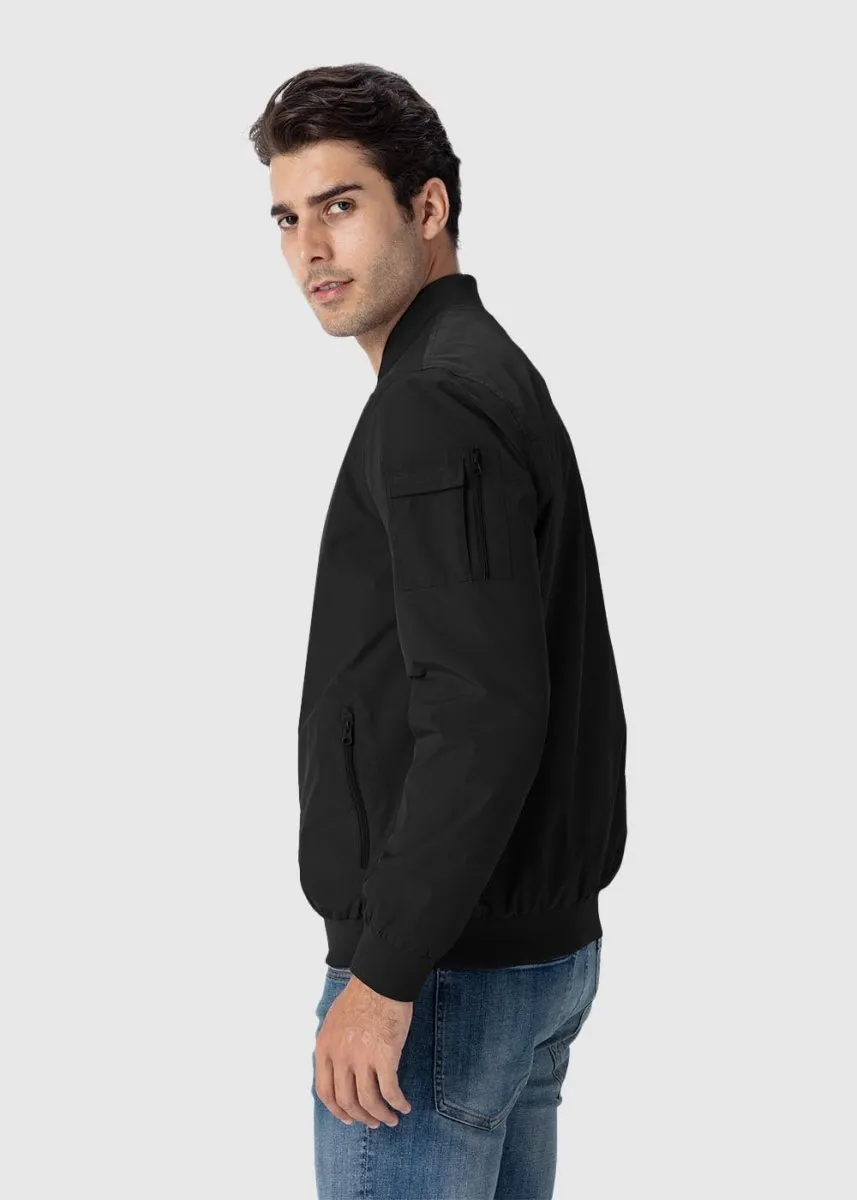 Men's Lightweight Windproof Bomber Jacket