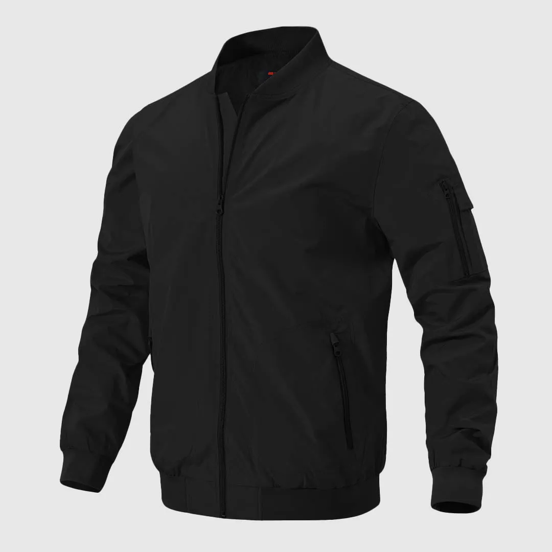 Men's Lightweight Windproof Bomber Jacket