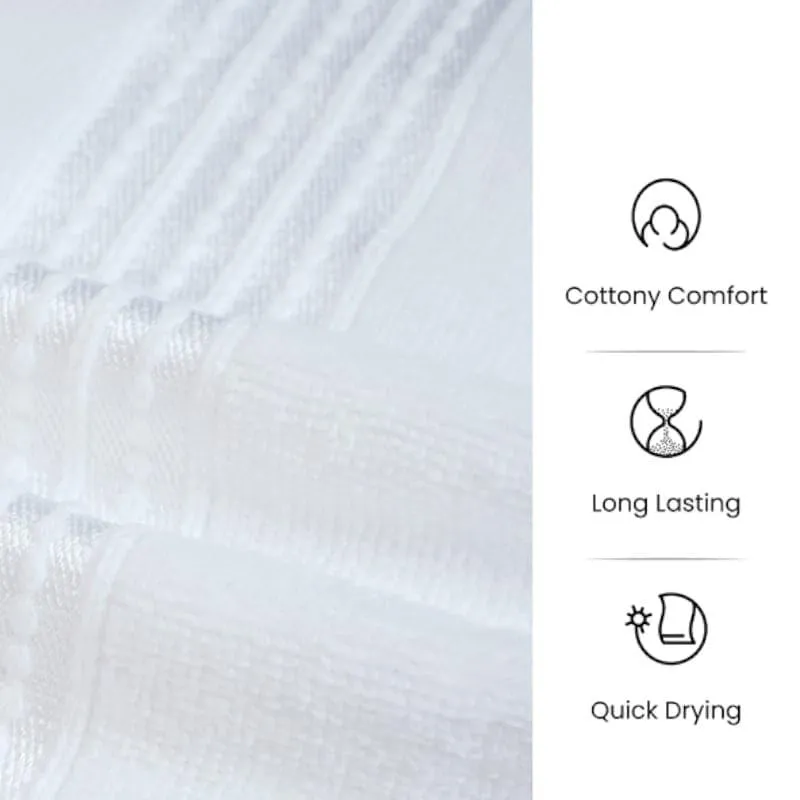 Micro Cotton LuxeDry Soothe Bath Towel - White