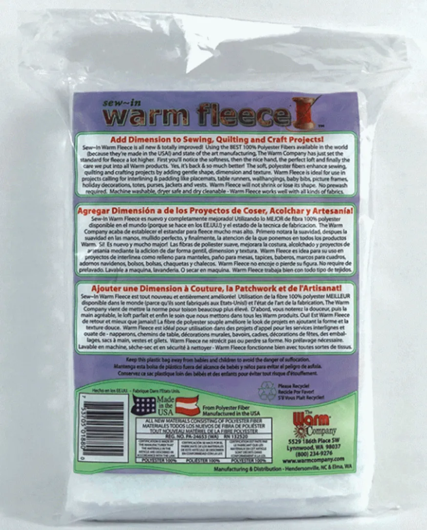 Sew-In Warm Fleece