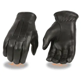 SH865 Men's Black Welted Deerskin Leather Thermal Lined Gloves