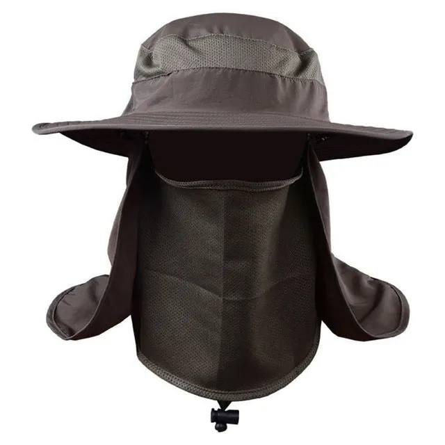 Sidiou Group Unisex Summer Bucket Hats Outdoor Fishing Hiking Wide Brim Hat UV Protection Cap