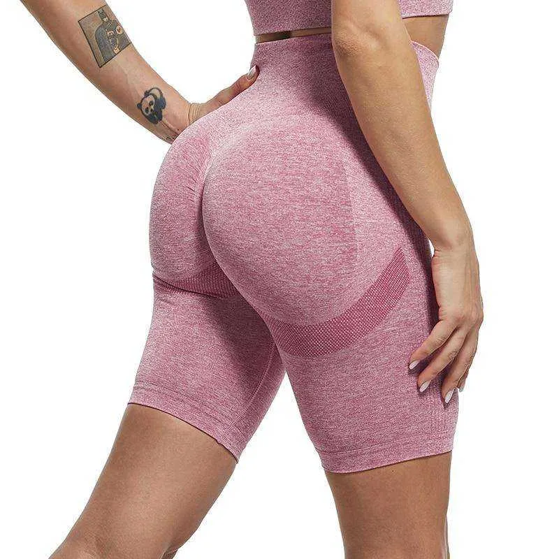 Slim High Waist Bubble Butt Push Up Seamless Fitness Women Leggings