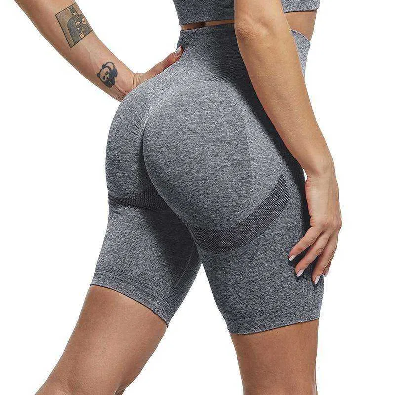Slim High Waist Bubble Butt Push Up Seamless Fitness Women Leggings