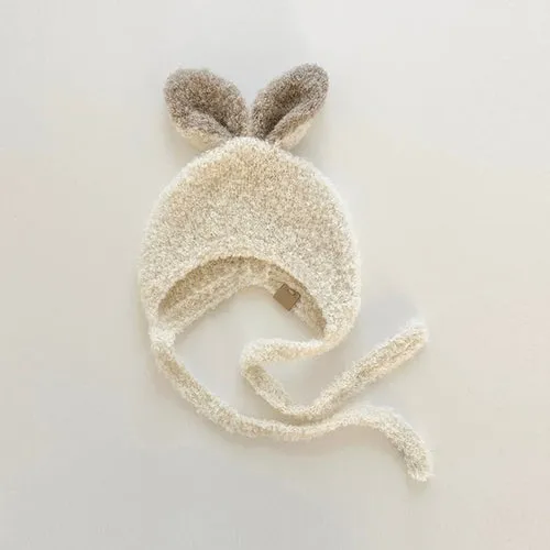 Winter and Autumn Rabbits Design Warm Fleece Balaclava for Baby: Sweet
