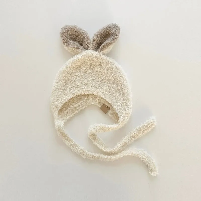 Winter and Autumn Rabbits Design Warm Fleece Balaclava for Baby: Sweet