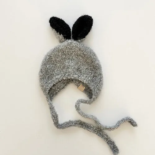 Winter and Autumn Rabbits Design Warm Fleece Balaclava for Baby: Sweet