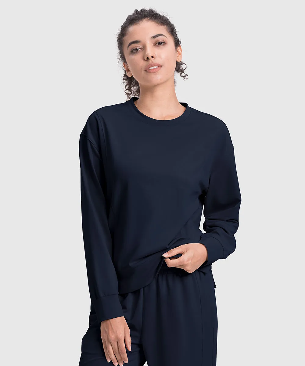 Women's Pullover and Wide Leg Pants Lounge Sets