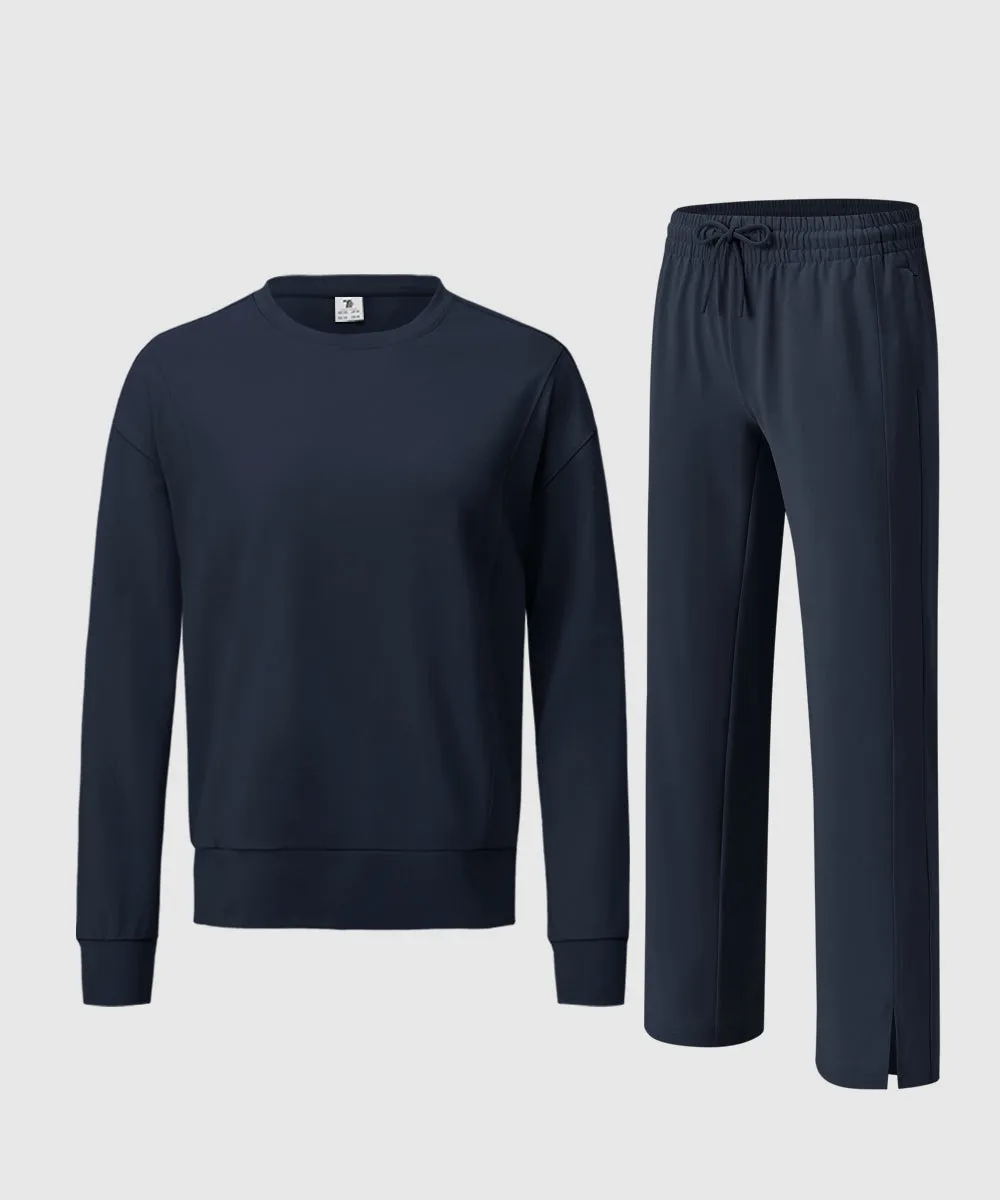 Women's Pullover and Wide Leg Pants Lounge Sets