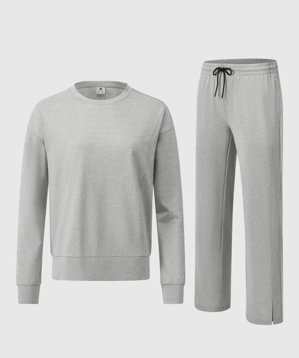 Women's Pullover and Wide Leg Pants Lounge Sets